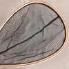 COMBO 45% Rabatter Hot Portable Trähandtag Gummi/Nylon Mesh Fly Fishing Landing Net Catch Släpp Scoop Fishnet Net Dip Cage