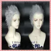 Game Devil May Cry 5 Vergil Short Silver Gray Cosplay Wig224V