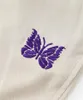 Hoodies Men's High Street Awge Butterfly Broidery Needles Summer Five Pantal