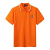 Nya mäns polos designer mens t shirt sommar bomull broderad ponny logo polos fast färg botten skjorta halva ärm par skjortor storlek s-2xl