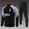 23/24 hot spurs soccer tracksuit SET training suit TOTTENHAM Long sleeve KANE tracksuit football jacket chandal futbol adult and kids survetement