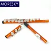 Moresky Flute 16 Close Holes C Keys Instrument Cupronickel Nickel Plated Tangerine Flute With E Key MFL608