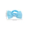 Bandanas 18 PCS LINEN BOW PAINBAND Söt hårband Band Small Accessoarer Elastic Scrunchies Polyester Bows Baby Girl Retainer