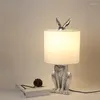 Table Lamps Creative LED Wall Rabbits Home Decor Desk Lights Bedroom Bedside El Lighting Nordic Light Room Decorator