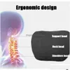 その他のインテリアアクセサリーカーヘッドレストネック枕腰椎サポート - ベンツのクラスデザインソフト調整可能な休憩可能なドロップデリバリーモービルdhjve