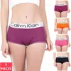 A calcinha feminina pode amar você 5pcs letra sexy boxers femininos cueca hip -up sports fitness cuwear boxershorts calcinha sem costura lingerie feminina t231223