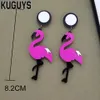 Flamingos Dangle Ohrringe für Frauen modischen Acrylschmuck2168
