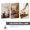 Wandlamp AC 85-265V 3W 360-graden flexibele arm LED-licht Leesingsbed met (warm wit)