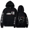 Tokyo ghoul anime hoodie unisex mode mysig pullover toppar långärmad ken kaneki grafik haruku tröja casual män kläder