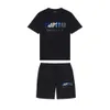 Thirts Brand Designermens Tracksuit T-Shirt shorts suit اثنين من قطعتين مجموعة الصيف تطريز trapstar short sportswear 585