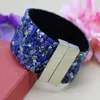 Bangle 19 3.3cm Irregular Natural Lapis Lazuli Stone Bangles Bracelets Accessories Loose Beads Pulsera Women Girls Gifts Hand Ornaments