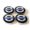 Radabdeckungen 4pcs/Set 60mm Legierung Voo Center Caps Hub ER -Auto Emblem -Abzeichen Blau C30 C30 S40 V50 S60 V60 V70 S80 DROP DELIEFUNG Automobil DHR1M