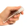 Difusor del sistema de vidrio con 6 cortes Pipan tubería de 14 mm a un adaptador de reductor masculino de 18 mm lo pro difundido hacia abajo para bong