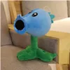 FILME TV PLUSH Toy 30cm Plants vs zumbis Toys de pelúcia PVZ Peashooter Chomper Gunflower Doll Gifts For Crianças Drop Deliver