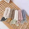 Scarves Wraps Baby Scarf Soft Plush Girl Winter Cotton Fur Dot Collar Children Neck Warmer Kids Scarves Outdoor Neck Warm Toddler Accessories