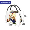 Tassen Candy Anime Manga geïsoleerde lunch Tas Tas voor vrouwen Herichte koeler Thermal Food Lunch Box Hospital Office