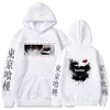 Tokyo ghoul anime hoodie unisex mode mysig pullover toppar långärmad ken kaneki grafik haruku tröja casual män kläder