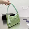 Женские модные сумки дизайнеры Canvas Oxford Underarm Drill Half Moon Bag тяжелая промышленность