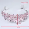 Nouvelle mode baroque Luxury Crystal Crystal Bridal Crown Tiaras Femmes Diadem Tiaras pour fille accessoires de cheveux de mariage de la mariée Y200807260M