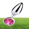 1 stücke Edelstahl Metall Anal Plug Booty Perlen Edelstahl SteelCrystal Schmuck Sex Spielzeug Erwachsene Produkte Butt Plug Für Frauen man3435455