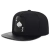 Caps de bola Hip Hop Baseball Cap Poker Borderyer Chapéu personalizado Homens de algodão Snapback Chapéus ao ar livre Caps Sun Hats J231223