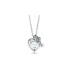 Designer Classic S925 Sterling Silver Heart Key Gold Plated Diamond Halskette Populär Love Pendant Collar Chainpxq0 PXQ0