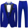 Costumes pour hommes hommes velours smoking dinder veste veste pantalon single poit