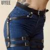 UYEE Fashion Women Harness Garter Belts Gothic Garter Belt Lingerie Harajuku Leg Belts Leather Suspenders For Women Belt286H