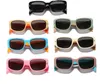 Summer Kids Sunglasses Girls Square Frame Patchwork Couleur de soleil