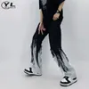 Męskie dżinsy Hip Hop High Street Baggy dżinsy mężczyzna Kobieta HARAJUKU Patchwork Tassels Casual Pants Spring Autumn Punk Punt Jezanne spodnie Nowe J231222