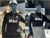 High-end golfkläder Nya kvinnors halvlånga varmblåsare topplapel borstad kontrastfärgbroderi