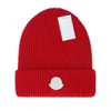 Designer beanie winter hat mens cap trendy warm hat classic men's fashion stretch wool casquette hats for men U-9
