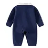 100% coton Designer Kids Vêtements Ensembles Baby Rompers Soft Breathable Toddler Boy Girls Raiper New-Born Auto-Jumps Jumps Suit Imprimer des vêtements rampants