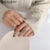Noux minimaliste Cross Open Ring Finger Silver Color pour femmes Accessoires Gift S-R6592049