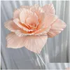 Decorative Flowers Wreaths Nt Pe Orc Artificial Flower Decoration Home Wedding Background Road Leads Fake Foam Rose Shop Mall Drop Otk2N