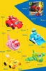 Действие игрушек фигуры новейшая деформация ABS MIN Gogo Dino Action Figures Rex Transformation Car Airplane Mortoboat Dinosaur Toys for Kidsl231222