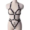 Belts Bdsm Adjustable Handmade PU Bandage Sexy Body Chest Harness Women Leather Strap Gothic Garter Belt Erotic Lingerie213q