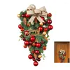 Decorative Flowers Wreaths Christmas Candy Upside Down Hanging Ornaments Front Door Wall Decorations Merry Tree Home Decor Drop Delive Dhrdz