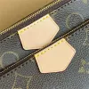 Klasik Felicie Pochette zincirleri omuz çantaları moda perakende deri lady debriyaj çapraz el çantaları kadınlar taşınabilir flep tasarımcı cüzdanları m44813