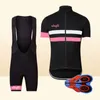 Mens Rapha Team Cycling Jersey bib shorts Set Racing Bicycle Clothing Maillot Ciclismo summer quick dry MTB Bike Clothes Sportswea2287537