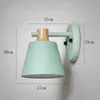 Wall Lamps Macaron Fabric Lamp Modern Nordic Lights Home Living Room Bedroon Decoration Sconce Mirror Lighting Fixtures Luminaria