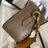 Tasarımcı Çanta Retro Crossbody Bag Kadın Çanta Kamera Tarzı Cüzdan Lüks Bej Tuval Çanta Deri El Çantası Moda Crossbody Omuz Çantası 476466