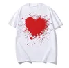 Love Mens Women T Shirt Designer neue T -Shirts T -Shirts Tarnung Liebes Kleidung entspannte grafische Tee Herz hinter Buchstaben auf Brust Hip Hop Fun Print Shirts atmungsaktives T -Shirt