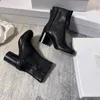 2024 Neue TOP Tabi Stiefel Designer Schuhe Mm6 Dicke Ferse Runde Kopf Mode Stiefeletten Neutral Split Toe Stiefel Neue Bunte Klassische Anatomie Knöchel Fabrik Schuhe 70