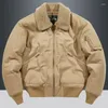 Мужские куртки вельветовая хлопчатобумажная куртка Parka Tactical Winter Warm Hogten Fleeme Free Fur Collar.