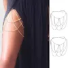 Belts Women Sexy Rhinestone Multi Layers Leg Chain Metal Elastic Thigh Belt Garter Body Jewelry For Club Party Beach Accessory304n