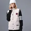 Veste canadienne hiver vestido gilet hommes bas gilets de luxe bodywarmer vestes de mode femmes gilet designer manteau mâle doudoune luxe oie veste homme manteau 2024