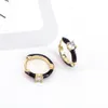 Huggie 5 Pairs, Colorful rainbow fashion women jewelry earring Gold color Neon enamel hoop earring for women Accessories