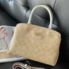 Olay Women's 2023 New Lillie Daifei Commuter Handbag Old Flower Combination Leather Single Shoulder Crossbody Bag