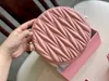 22 Nouveau Sweet Mini Fashion Loisir Rhombique plissée à gâteau rond Chaîne de sacs d'épaule arbitraire Small Round Bag Femme